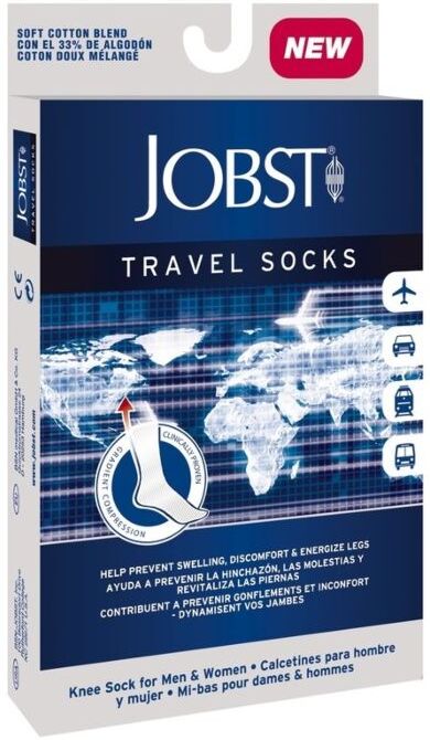 Jobst Travel Socks Zwart 41-42