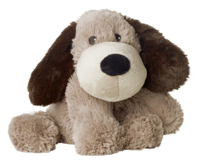 Warmies warmteknuffel hond Gary 30 cm bruin - Bruin