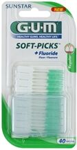 GUM Soft Picks Regular Fluoride Rubber tip 40 stk/pakke