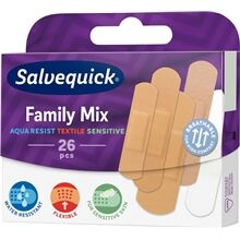 Salvequick Family Mix 26 stk/pakke