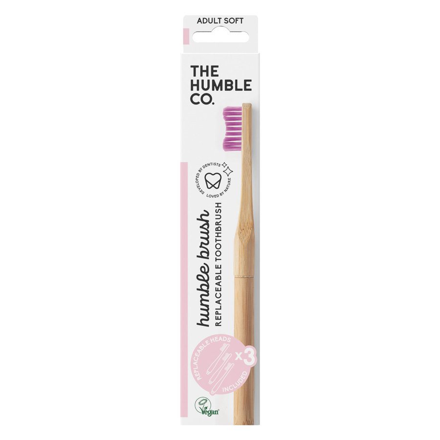 The Humble Co. The Humble Co Humble Brush Interchangeable Head Purple Soft