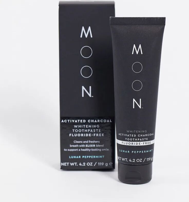 Moon Activated Charcoal Whitening Toothpaste Fluoride-Free 119g-No colour  No colour