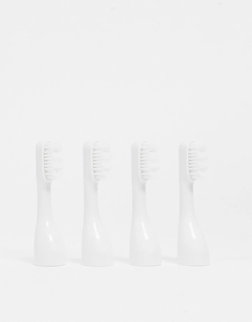 StylPro STYLSMILE Toothbrush Replacement Heads x4 - Firm-No colour  No colour
