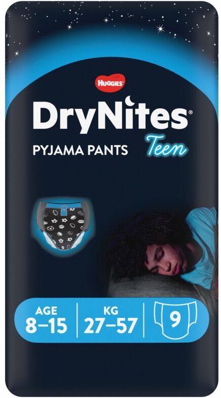 DryNites Boy Pyjama Pants 8-15 Years 9 stk Nattundertøy