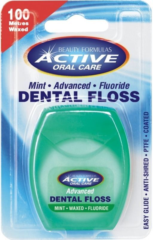 Active Oral Care Advanced Mint Fluor Tanntråd 100 m Tanntråd