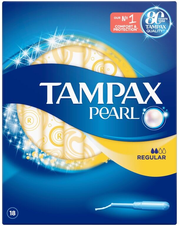 Tampax Pearl Regular 18 stk Tamponger