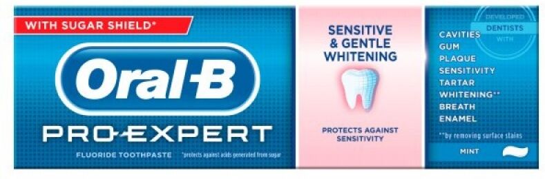 Oral-B Pro-Expert Sensitive & Gentle Whitening Mint 75 ml Tannkrem