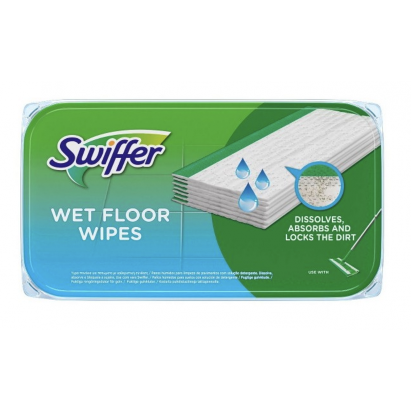 Swiffer Wet Floor Wipes Refill 12 pcs Rengjøringsmiddel