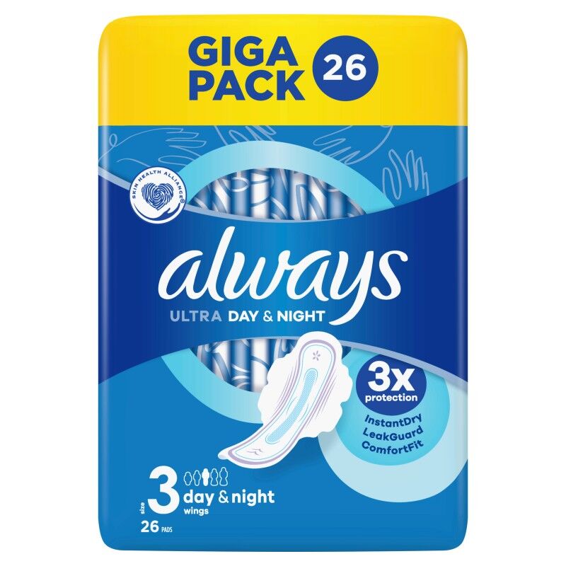 Always Ultra Day & Night With Wings 26 stk Bind