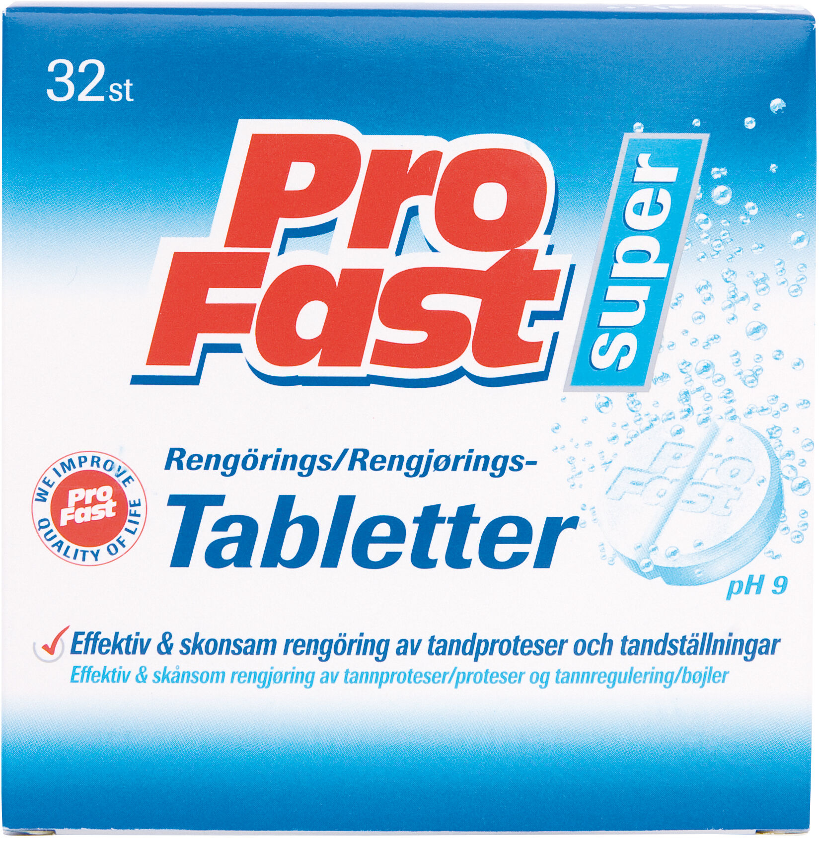 Ekulf Profast Rensetabletter - 32 Tabletter