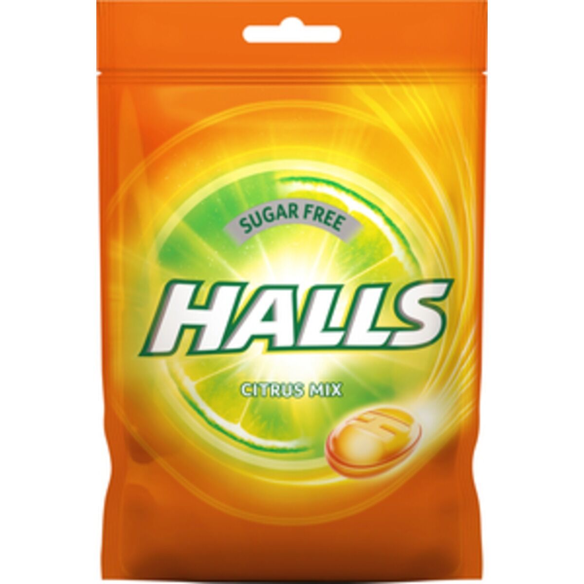 Halls Orange Lemon Lime - 65 Gram