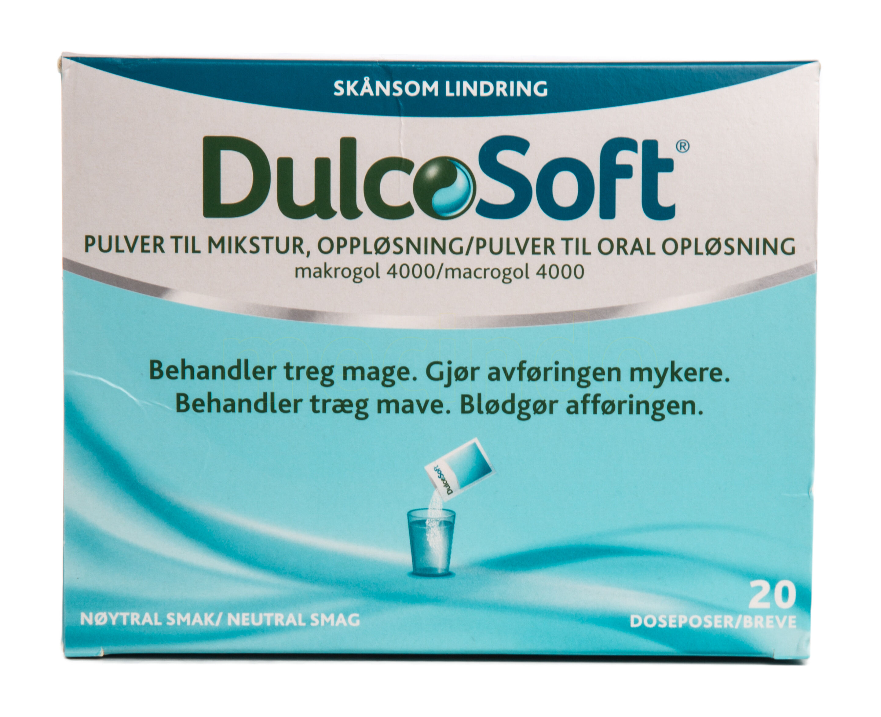 Dulcolax DulcoSoft pulver - 20 Doser
