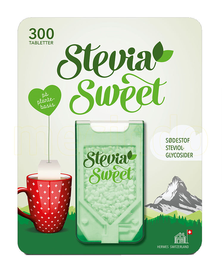 Hermasetas Hermesetas Stevia Søtemiddel - 300 Tablett