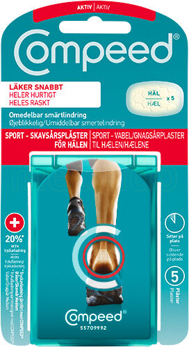 Compeed Gnagsårplaster Extreme, Medium - 5 stk