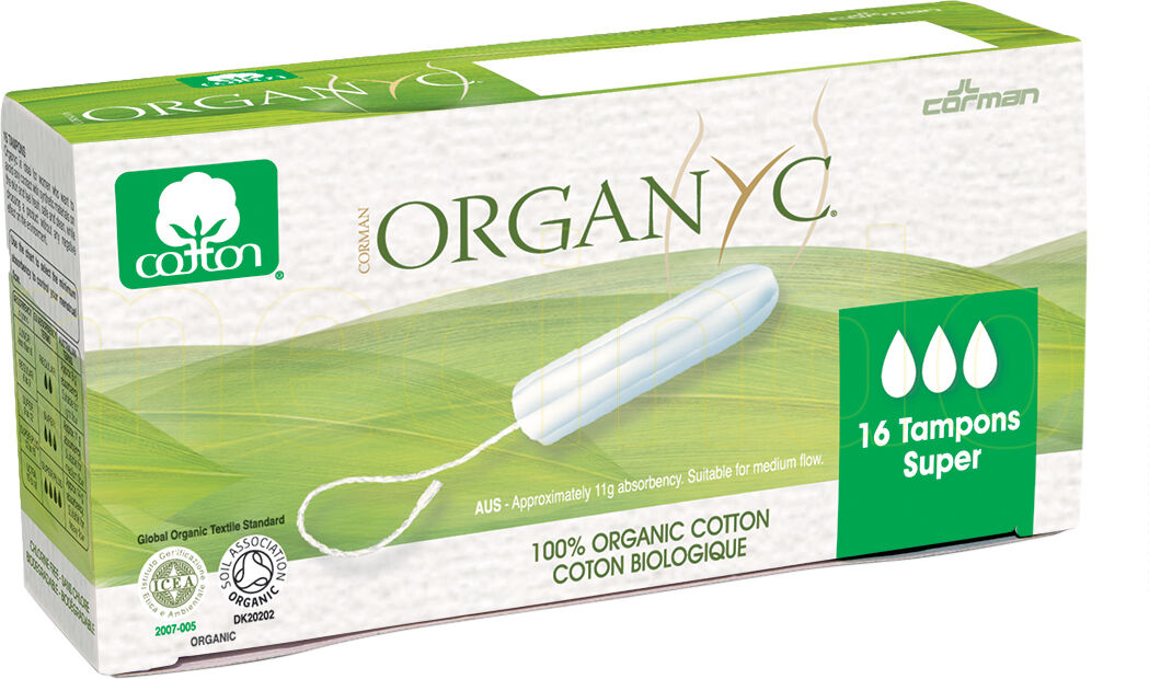 Organyc Tampon Super - 16 stk