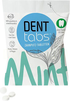 Diverse Dent tabs Tandpasta Tabletter Med Fluorid - 1 Pakker