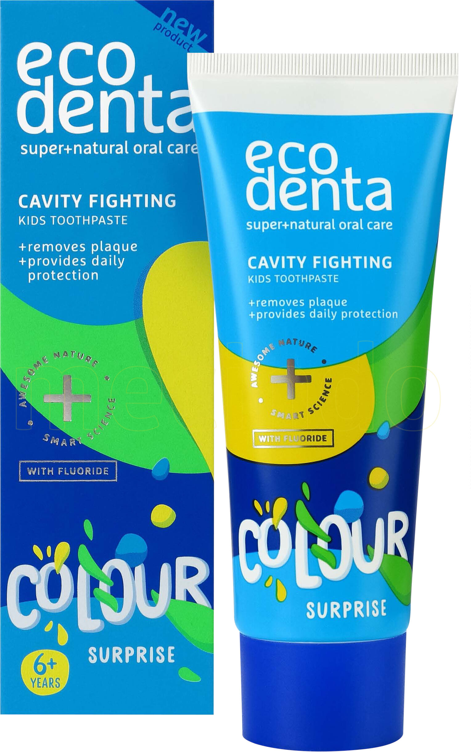 Ecodenta Tandpasta Kids M. Farve - 75 ml