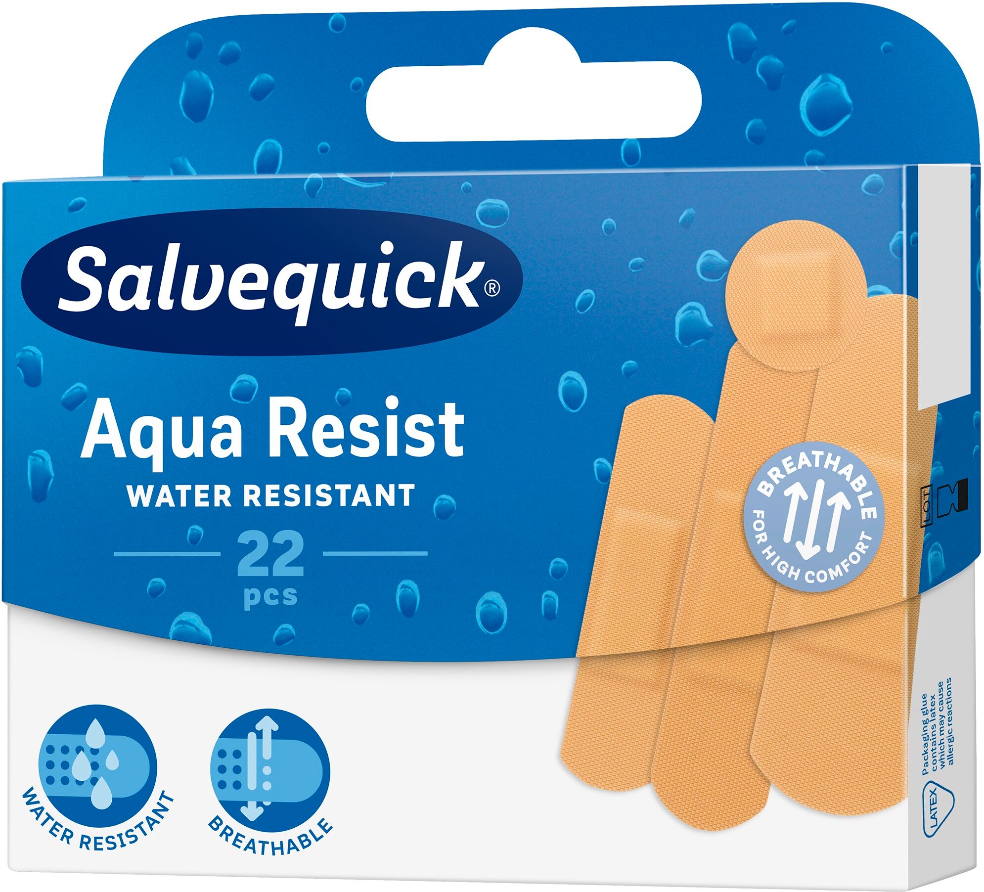 Salvequickmed Aqua Resist Plaster - 22 stk