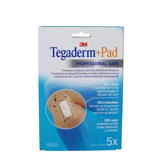 Tegaderm + Pad - 9 x 10 cm - 5 Plaster