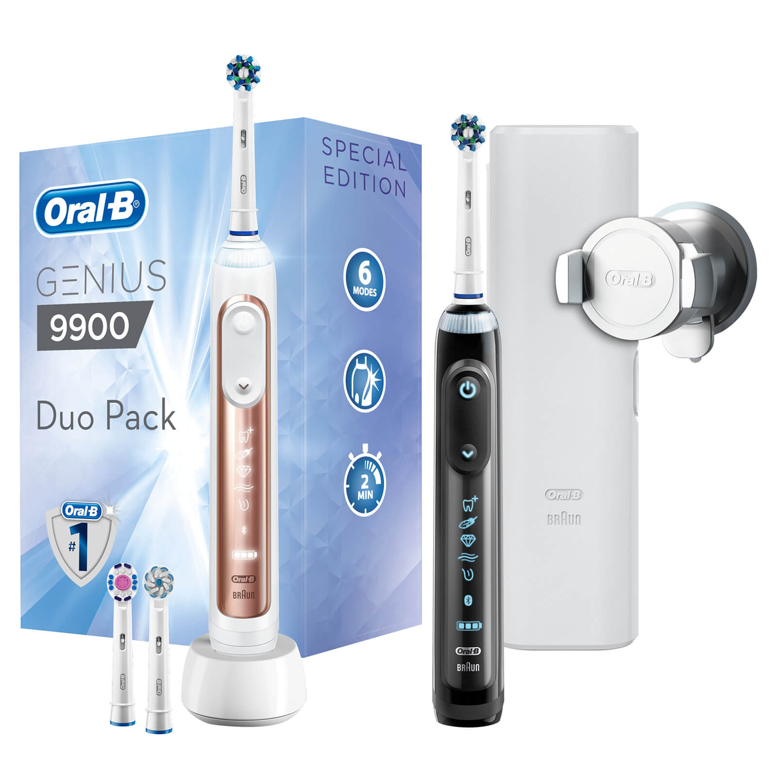 Oral B Oral-B Genius 9900 Electric Toothbrush (2 Pack)