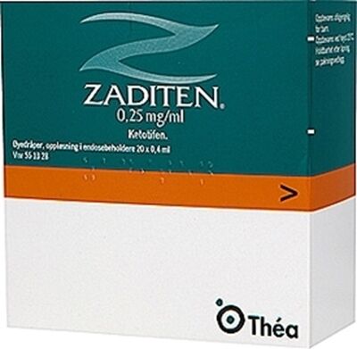 Zaditen Øyedråper 0,25mg/ml Endos