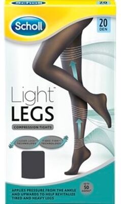 Scholl Light Legs 20den Sortxs