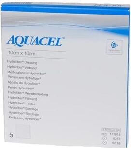 Aquacel Hydrofiber Sårfyll Bandasje 10cm X10cm