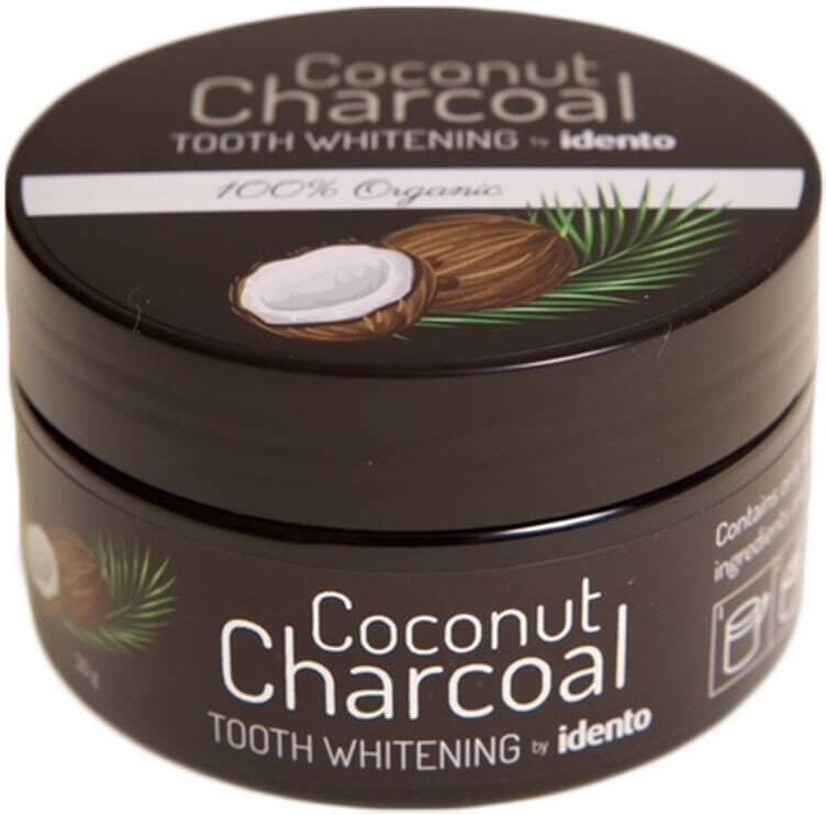 Idento Coconut Charcoal Tooth Whitening  30 g