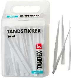 Tandex plasttannstikkere - 80 stk