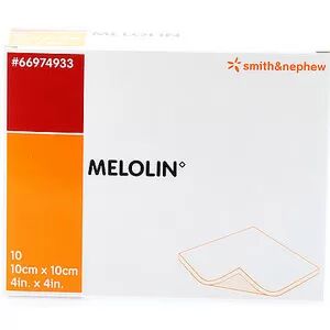 Melolin gassbind/kompress 10x10 cm - 10