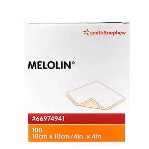 Melolin gassbind/kompress 10x10 cm - 100 stk