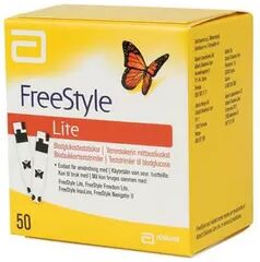 Freestyle Lite blodsukkerstrimler - 50 stk