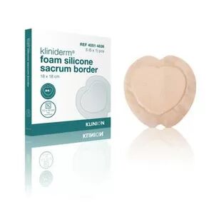 Klinion Wound Care Kliniderm Foam Silikone Border Sacral - 18x18cm