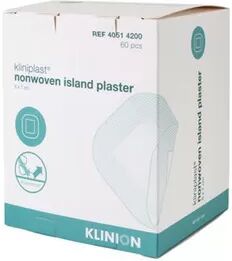 Klinion Wound Care Kliniplast væsketett plaster 6x7cm - 60 stk