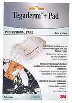 Tegaderm + Pad - 9 x 10 cm - 5 stk