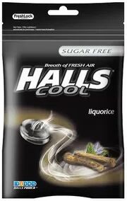 Halls Liquorice - 21 stk