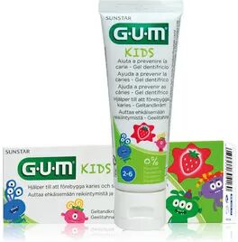 Gum Kids tannkrem jordbær (2-6 år) - 50 ml