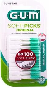 Gum Soft-Picks m. fluor, regular - 100 stk