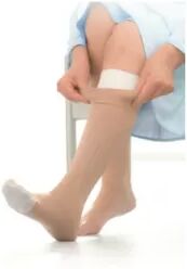 Jobst Ulcercare Behandlerstrømpe 2-i-1, beige