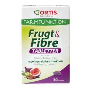 Ortis Frukt & Fibre - 30 tabletter