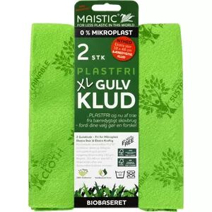Maistic Bio Group Maistic mikroplastfri XL gulvkluter - 2-pakk