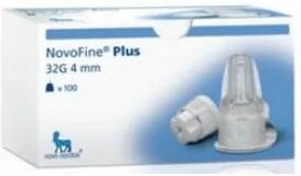 Novofine Plus pennkanyle 32G 4mm - 100 stk.