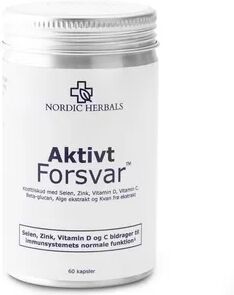 Nordic Herbals - Aktivt Forsvar, 60 kaps.