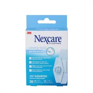 Nexcare 3M Nexcare strong hold assortert - 20 stk.