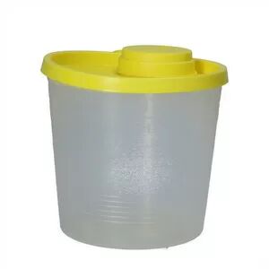 Uson Kanylebeholder 1.5L gjennomsiktig/gult lokk - 1stk