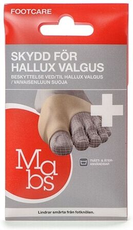 Mabs beskyttelse for hallux valgus