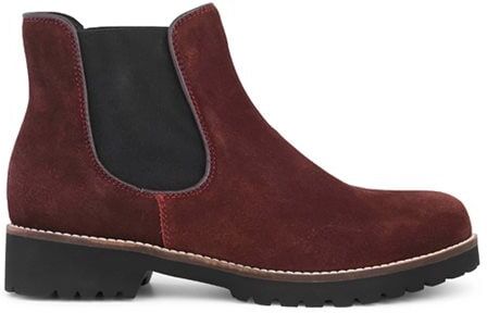 Green Comfort Strike Chelsea Boot Bordeaux