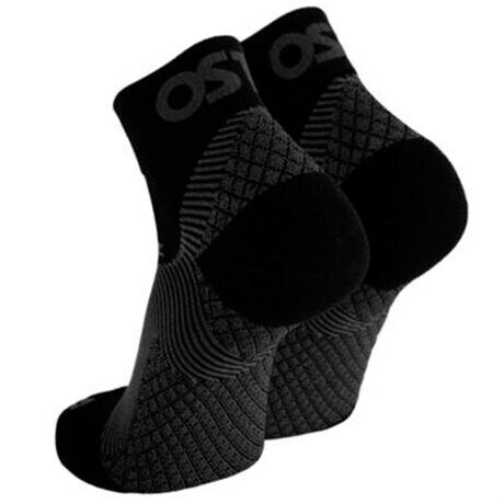 OS1st FS4 Hælsporestrømper ¼ Crew Sock Black