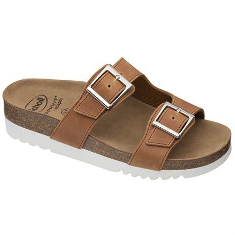 Scholl Sandal Dam Filippa Cognac