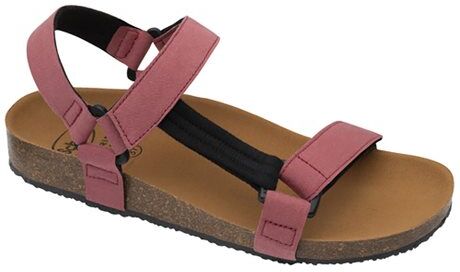 Scholl Sandal Dam Greeny Heaven Bordeaux